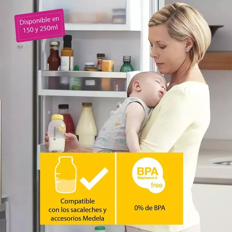 Comprar Biberon 150 ml calma medela con tetina para leche materna
